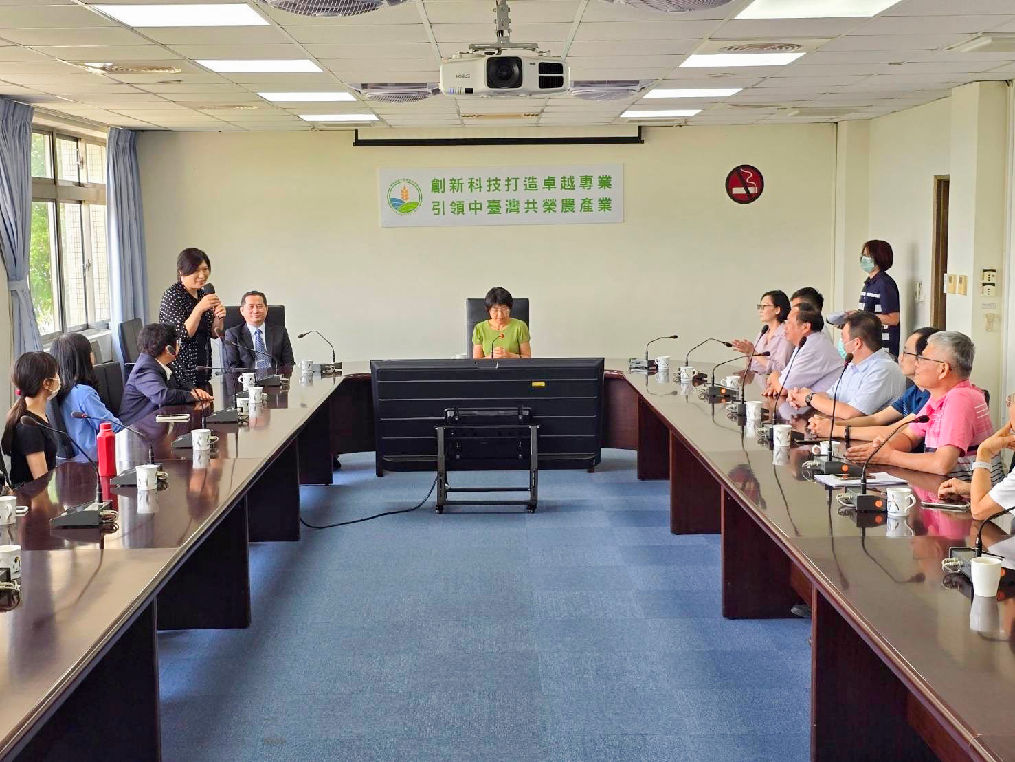新任主計主任李金燕主任致詞