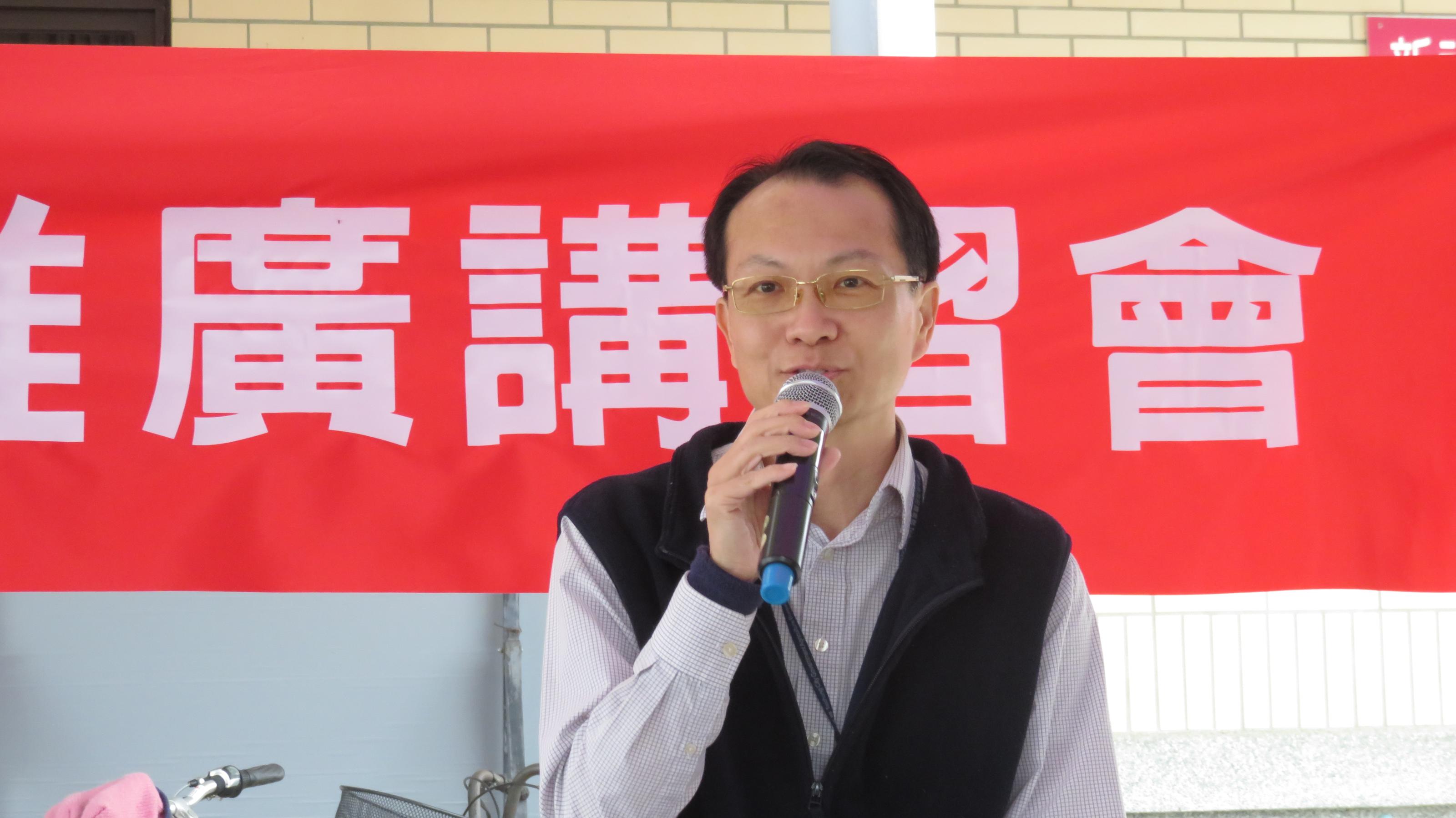 臺中市政府農業局賴茂賢股長宣導智慧農業噴灌補助項目