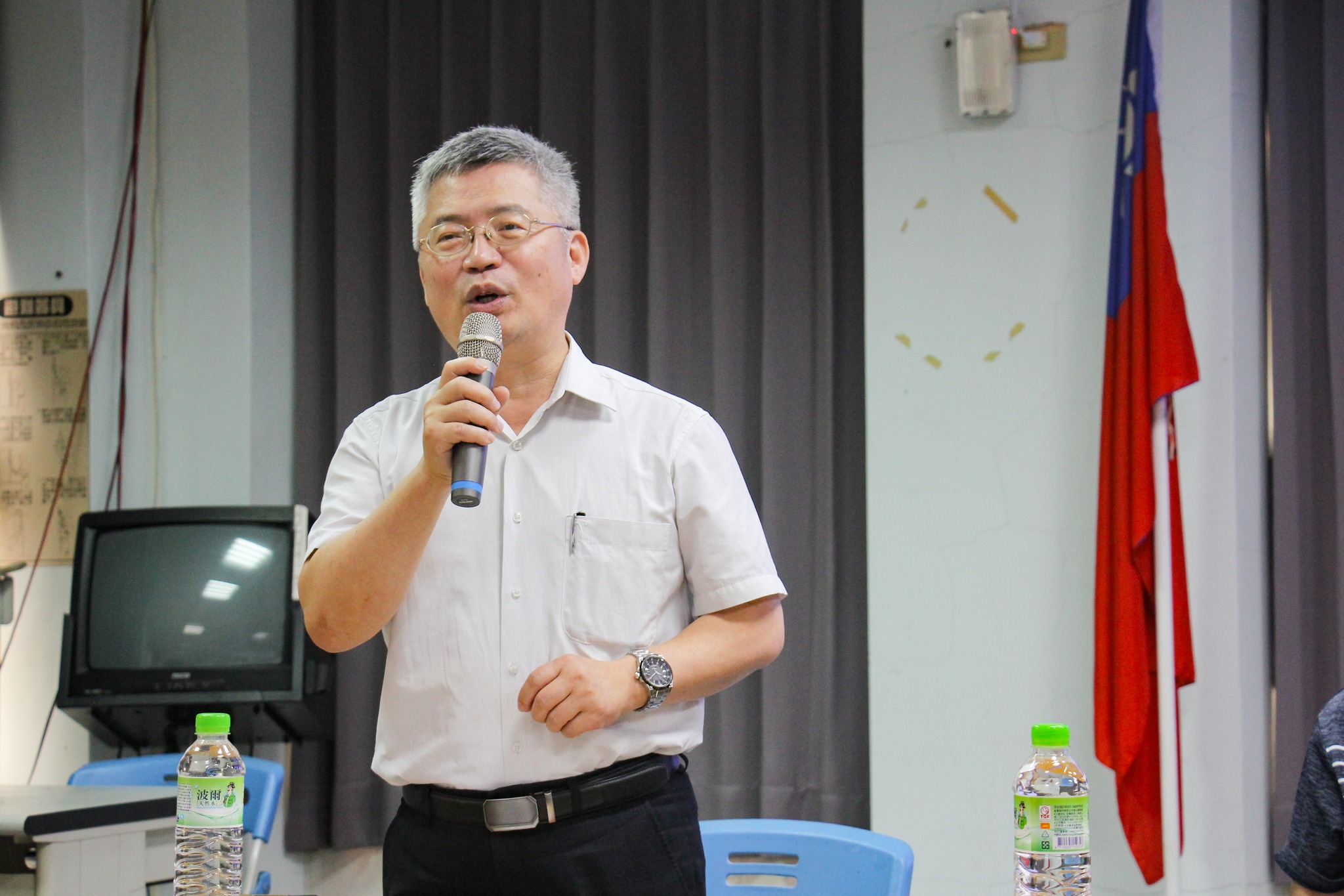 南投縣政府曾銀位副處長致詞。