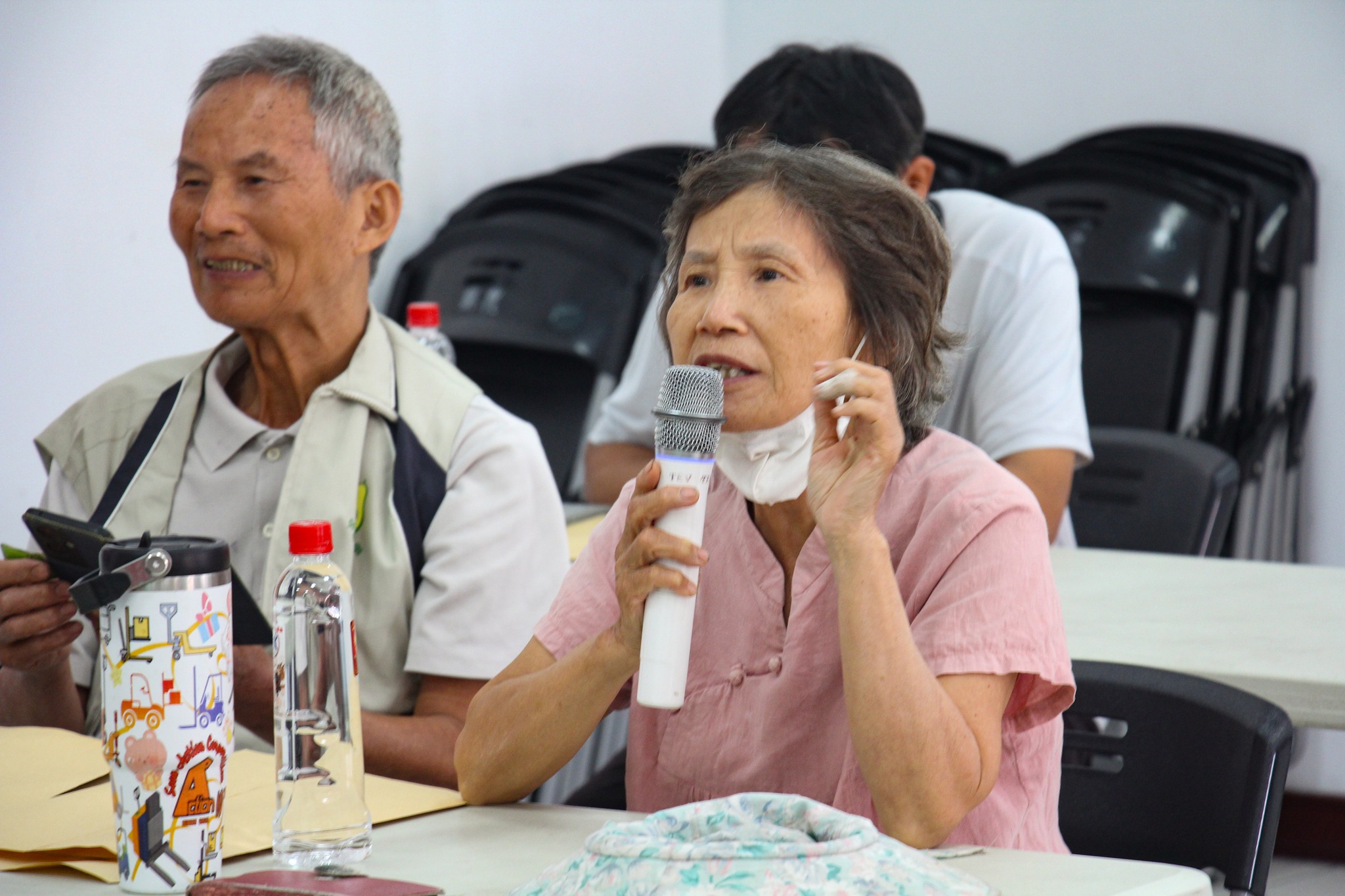 產銷班農友熱情提問。