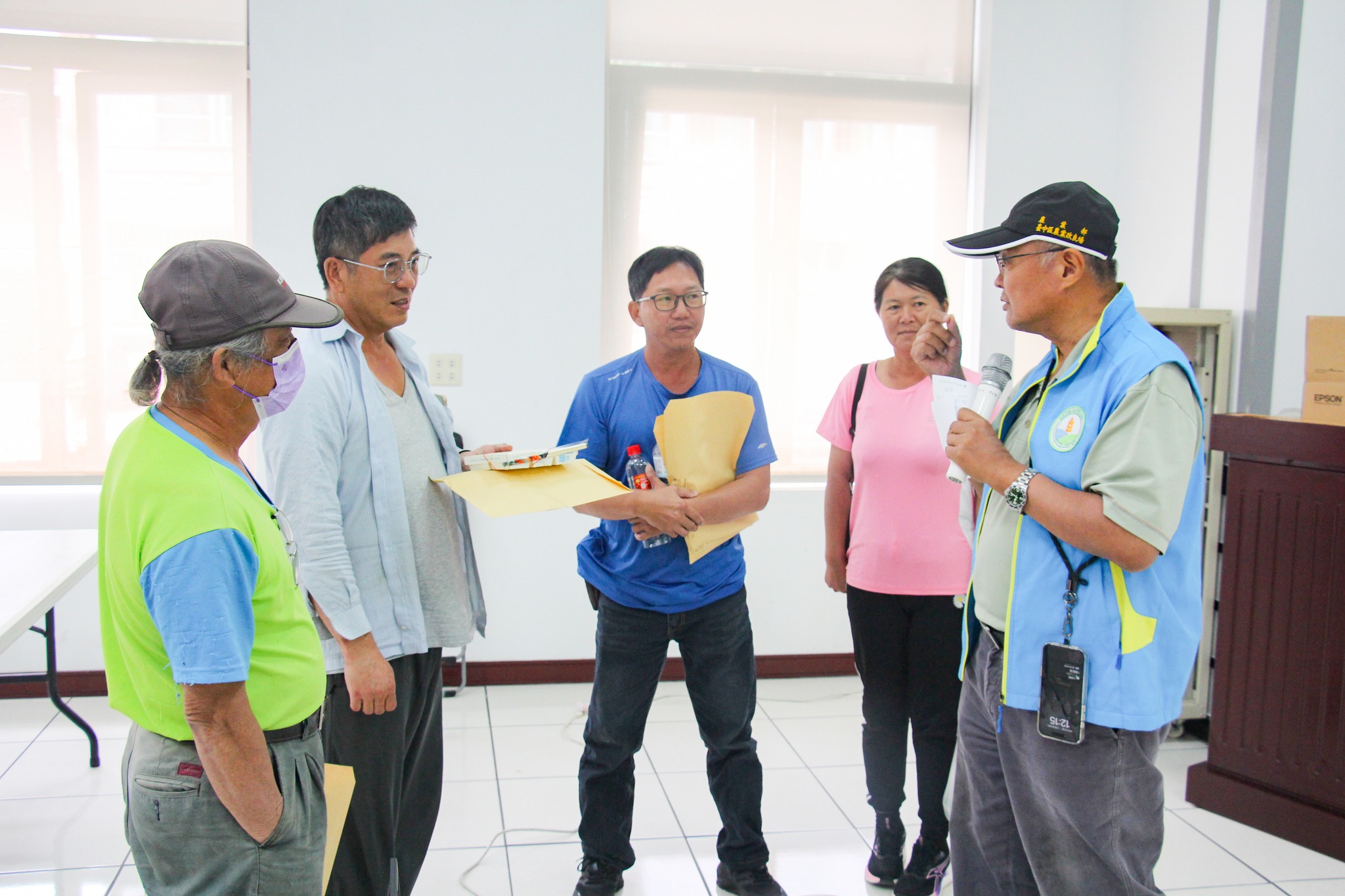 產銷班農友熱情提問。