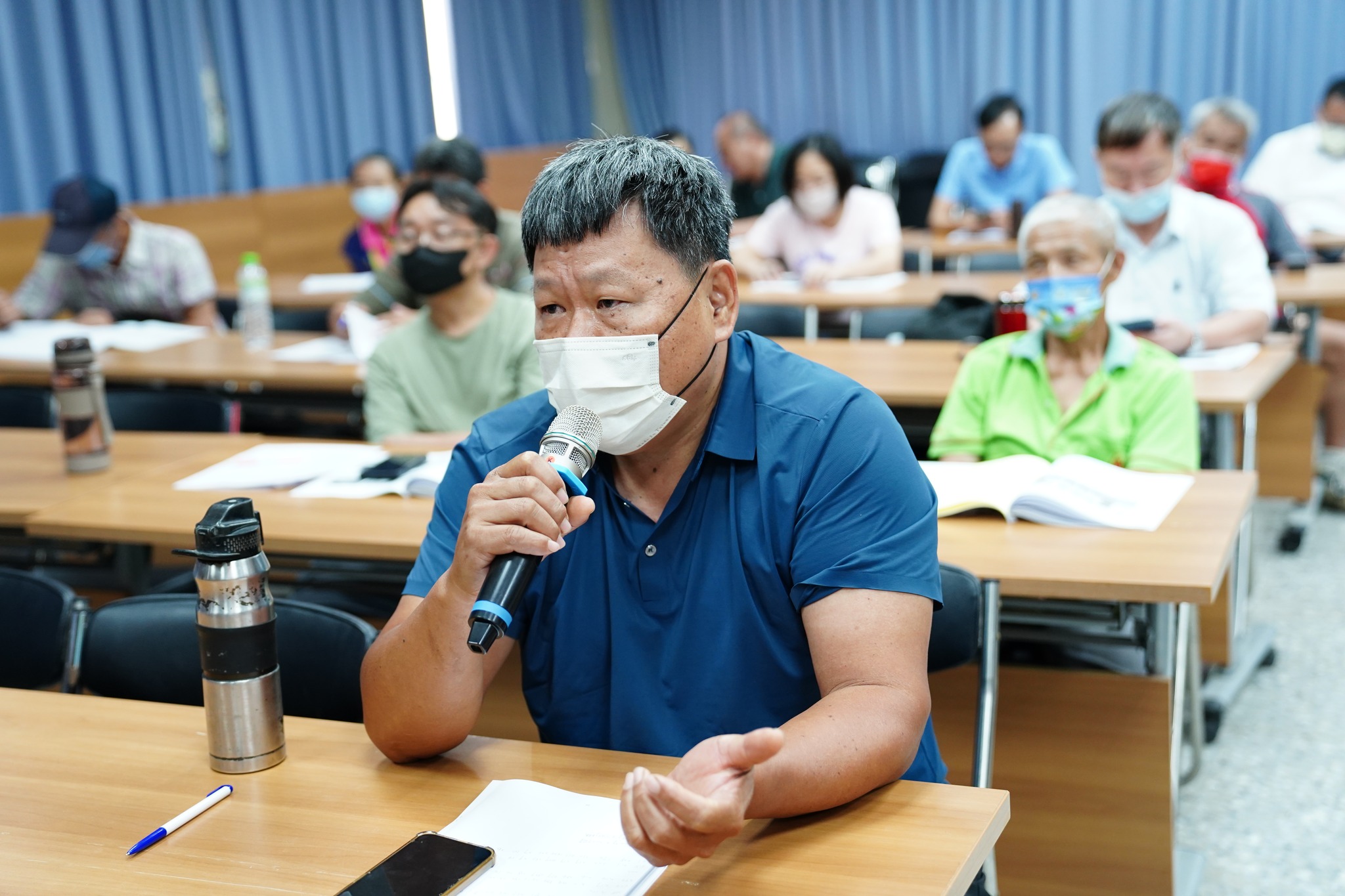 與會人員針對講習主題進行提問交流。