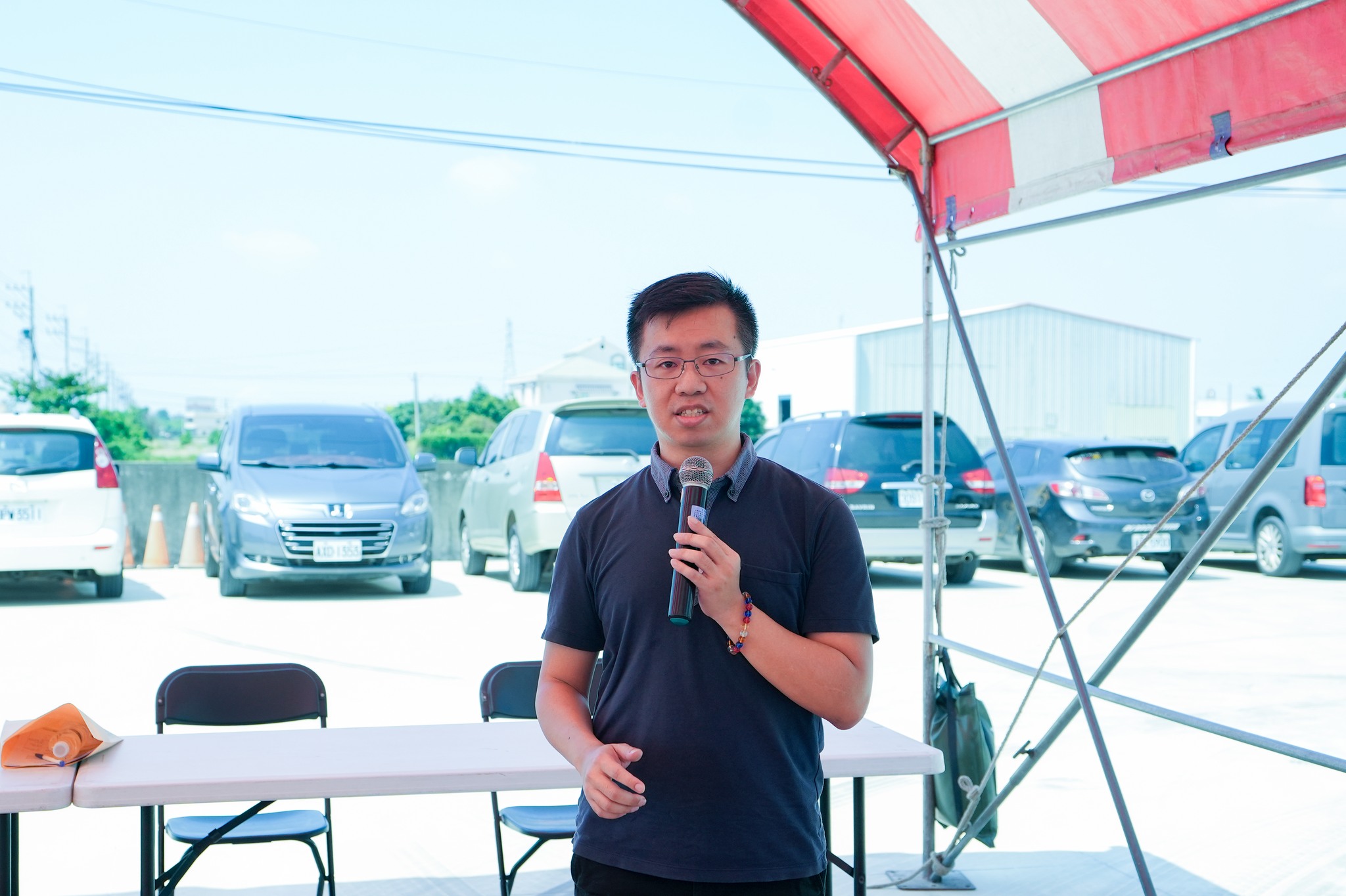 台灣經濟研究院許家銘副組長說明農糧產業一貫化計畫成果。