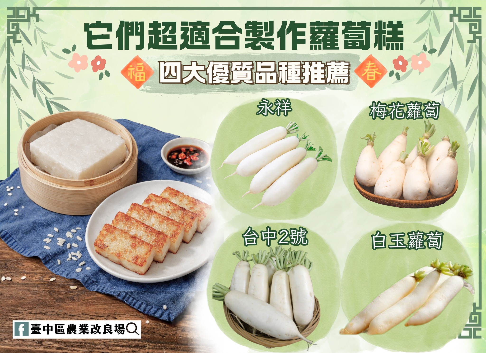 02月15日 好吃的蘿蔔糕一定要有好吃的蘿蔔 四大優質蘿蔔品種推薦