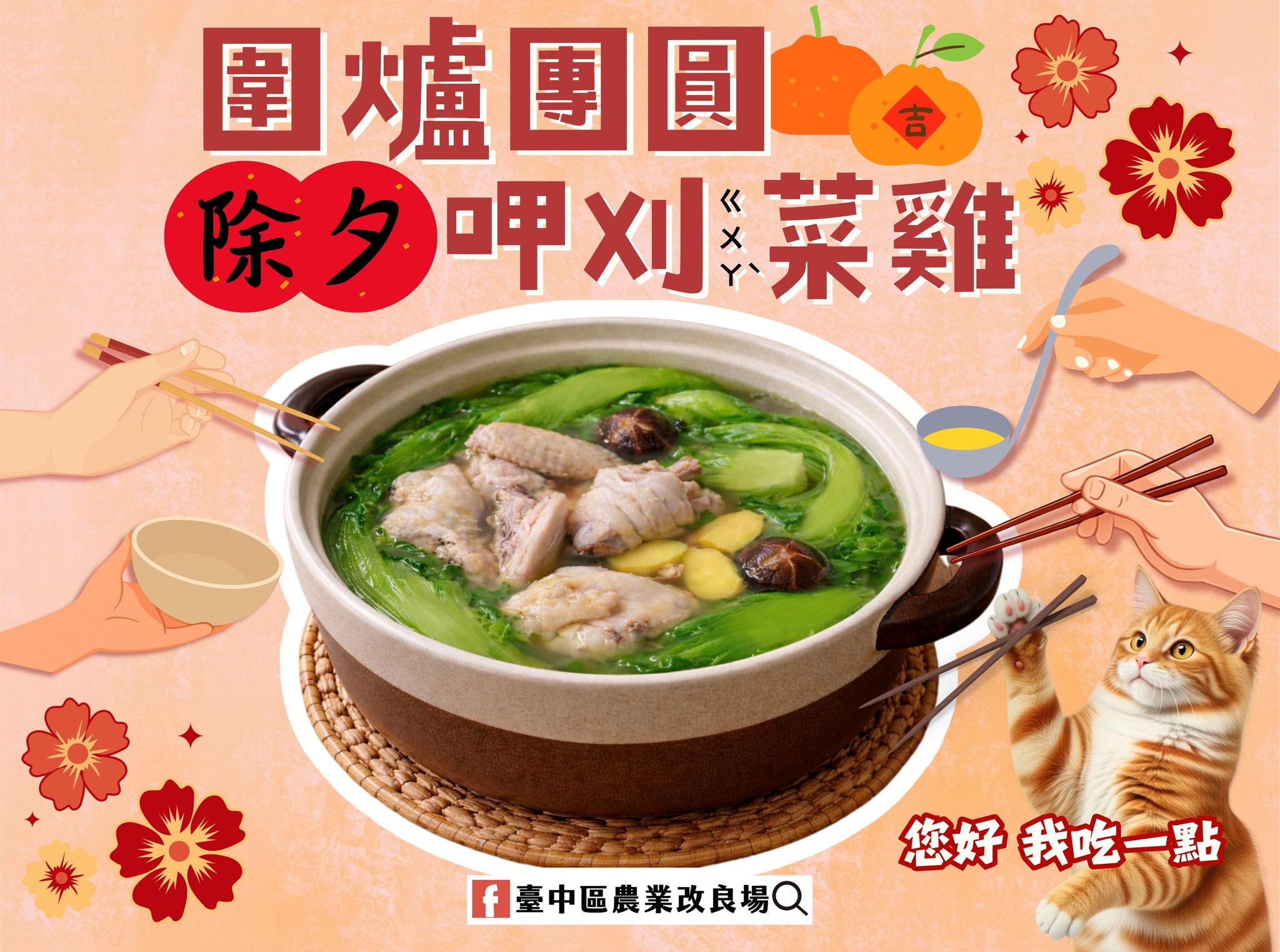 02月16日 除夕夜圍爐過好年 長年菜(刈菜)雞湯介紹