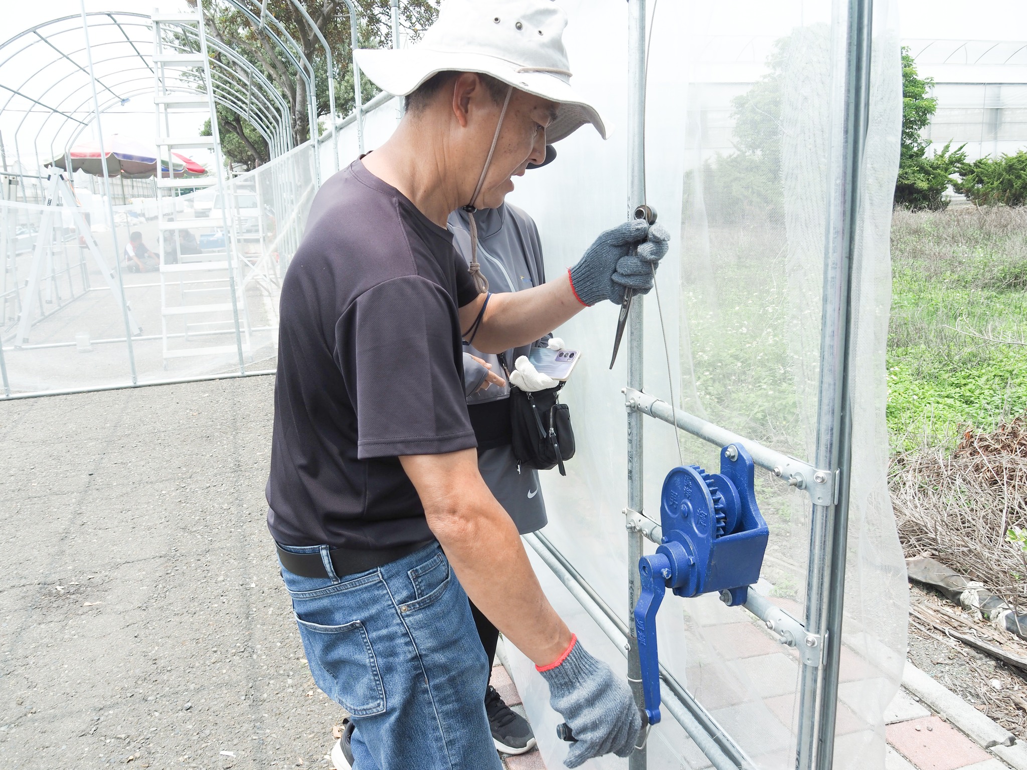 學員學習設置捲揚器。