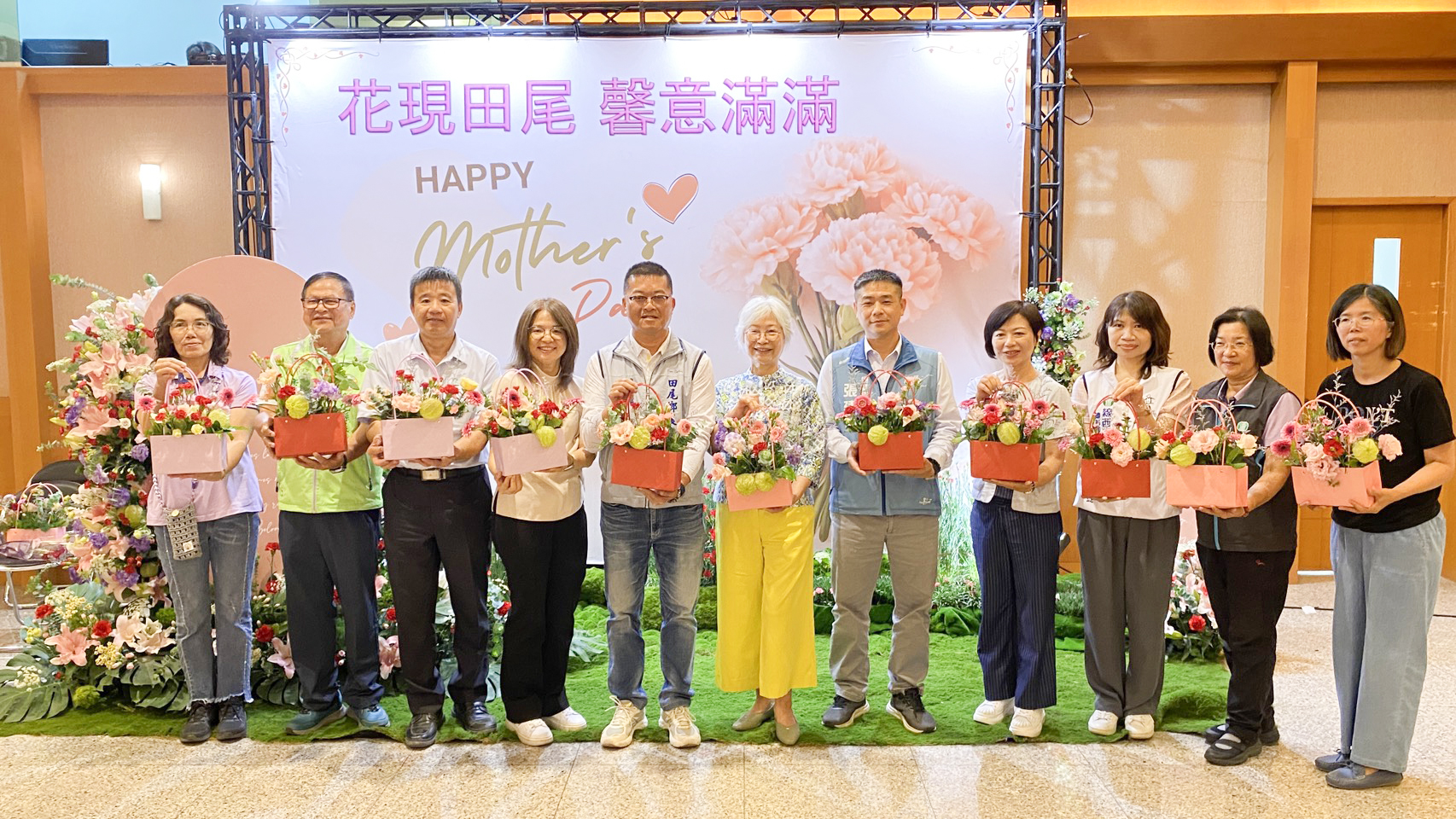 田尾鄉農會「花現田尾，馨意滿滿」康乃馨行銷記者會-6