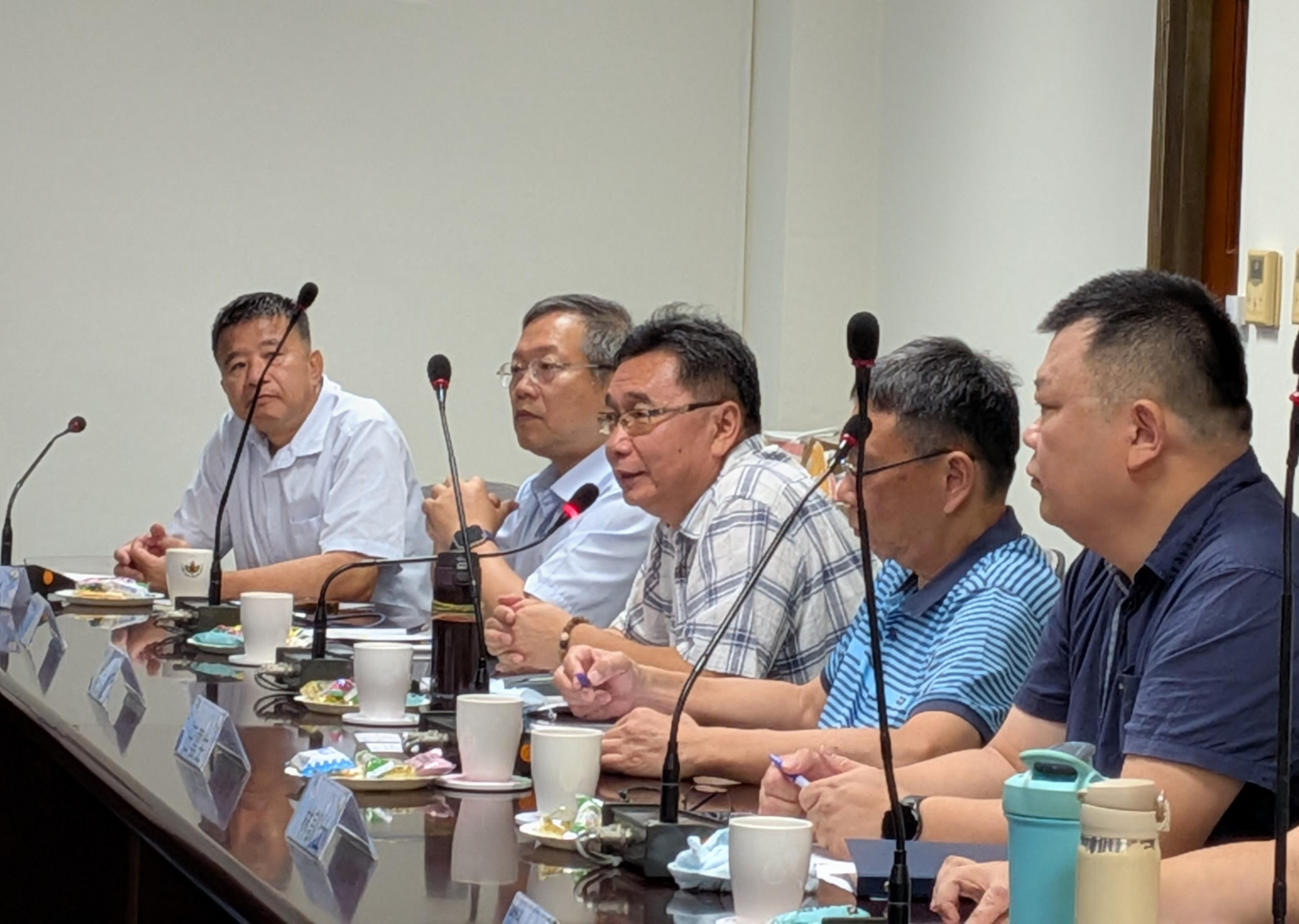 臺中農改場與工研院材料所針對合作主題說明合作內容