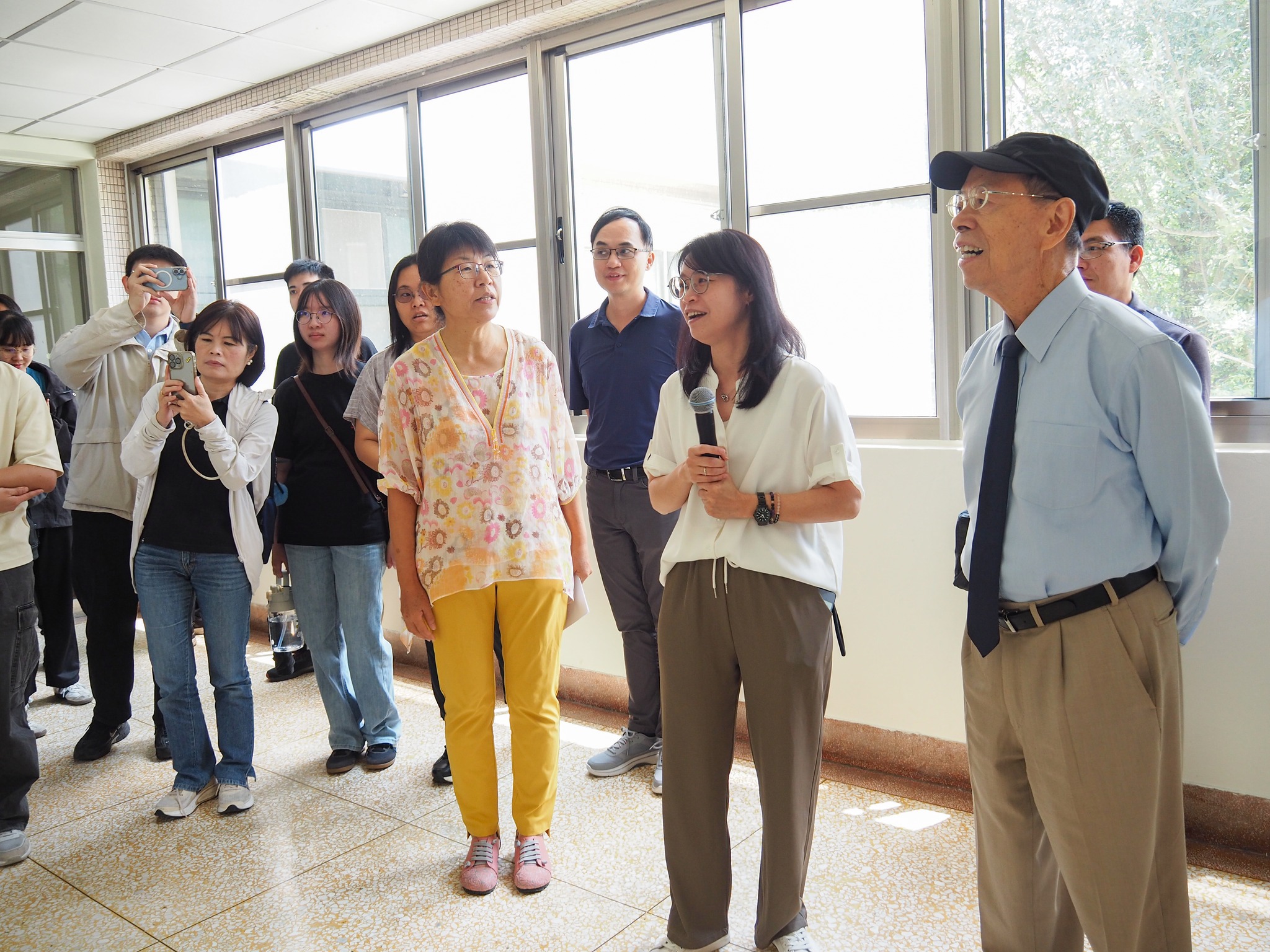 歡迎國立中興大學園藝學系師生一行 參訪本場及彰化縣園藝產業-7