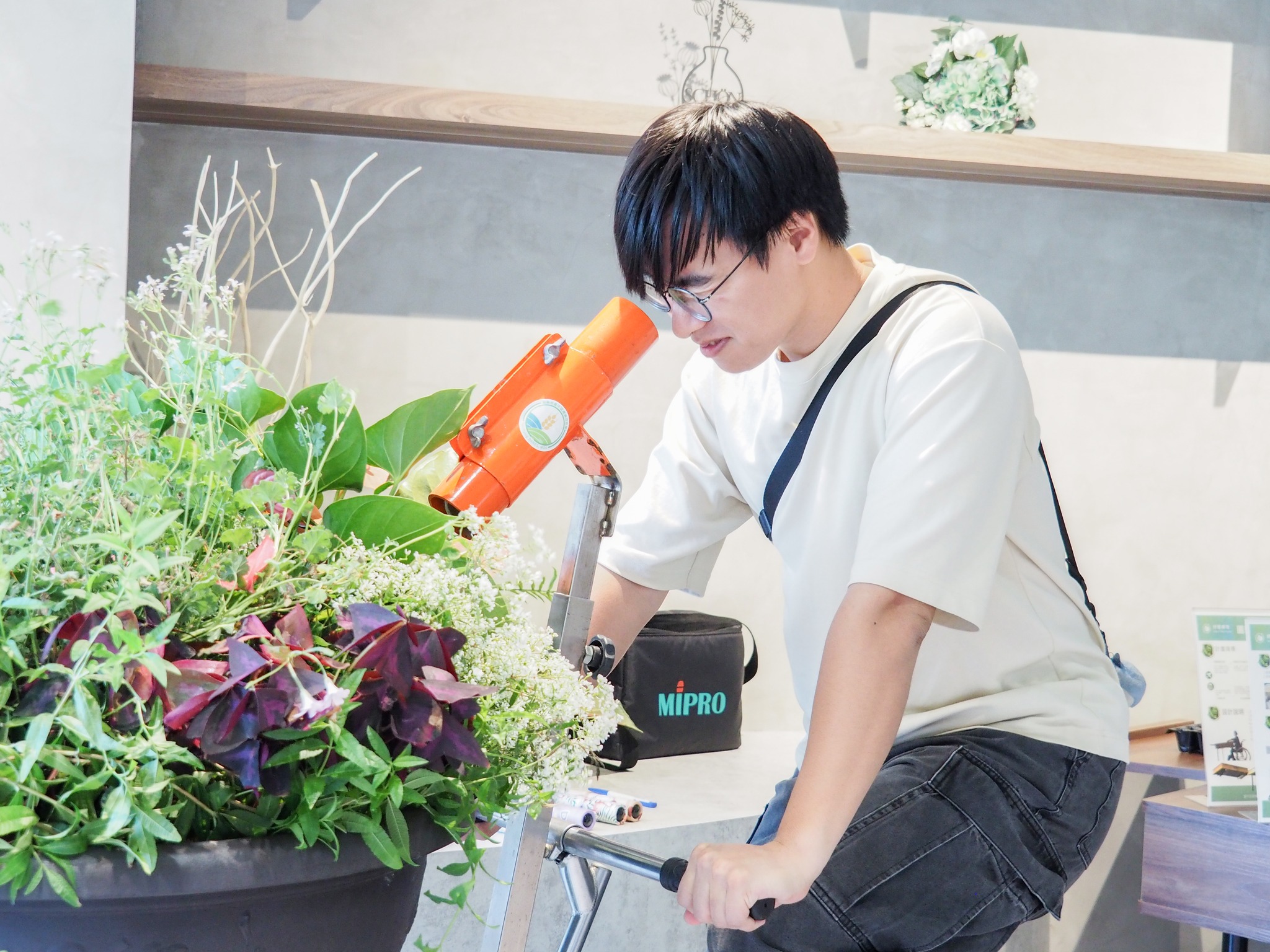 歡迎國立中興大學園藝學系師生一行 參訪本場及彰化縣園藝產業-11