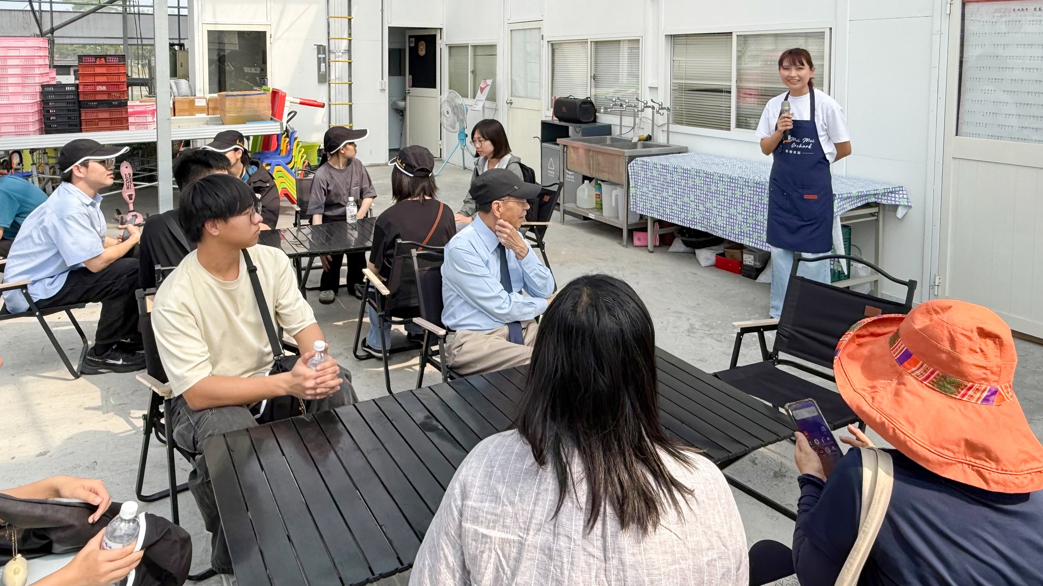 歡迎國立中興大學園藝學系師生一行 參訪本場及彰化縣園藝產業-13