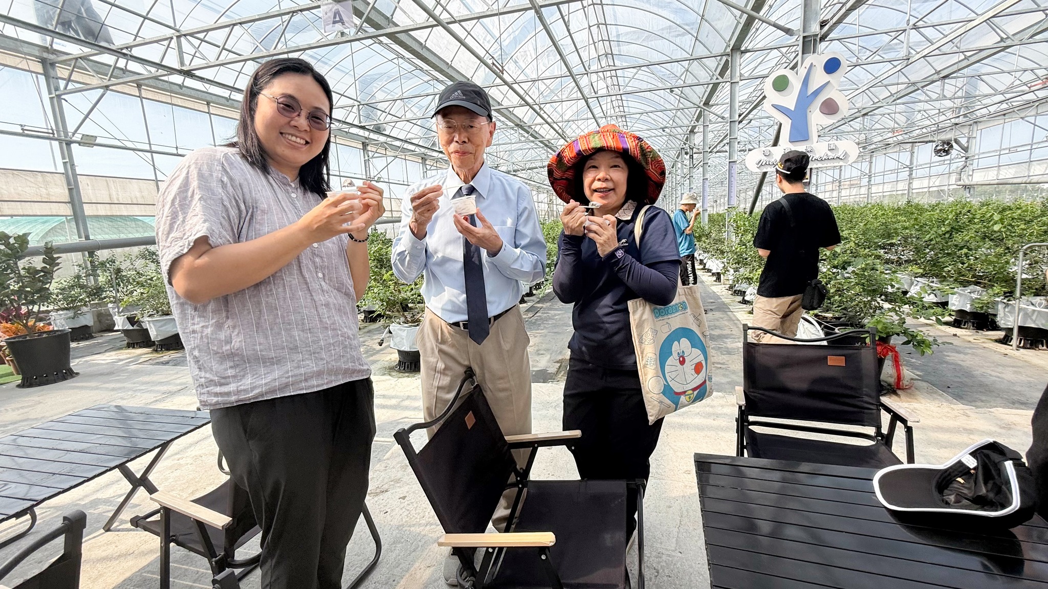 歡迎國立中興大學園藝學系師生一行 參訪本場及彰化縣園藝產業-14