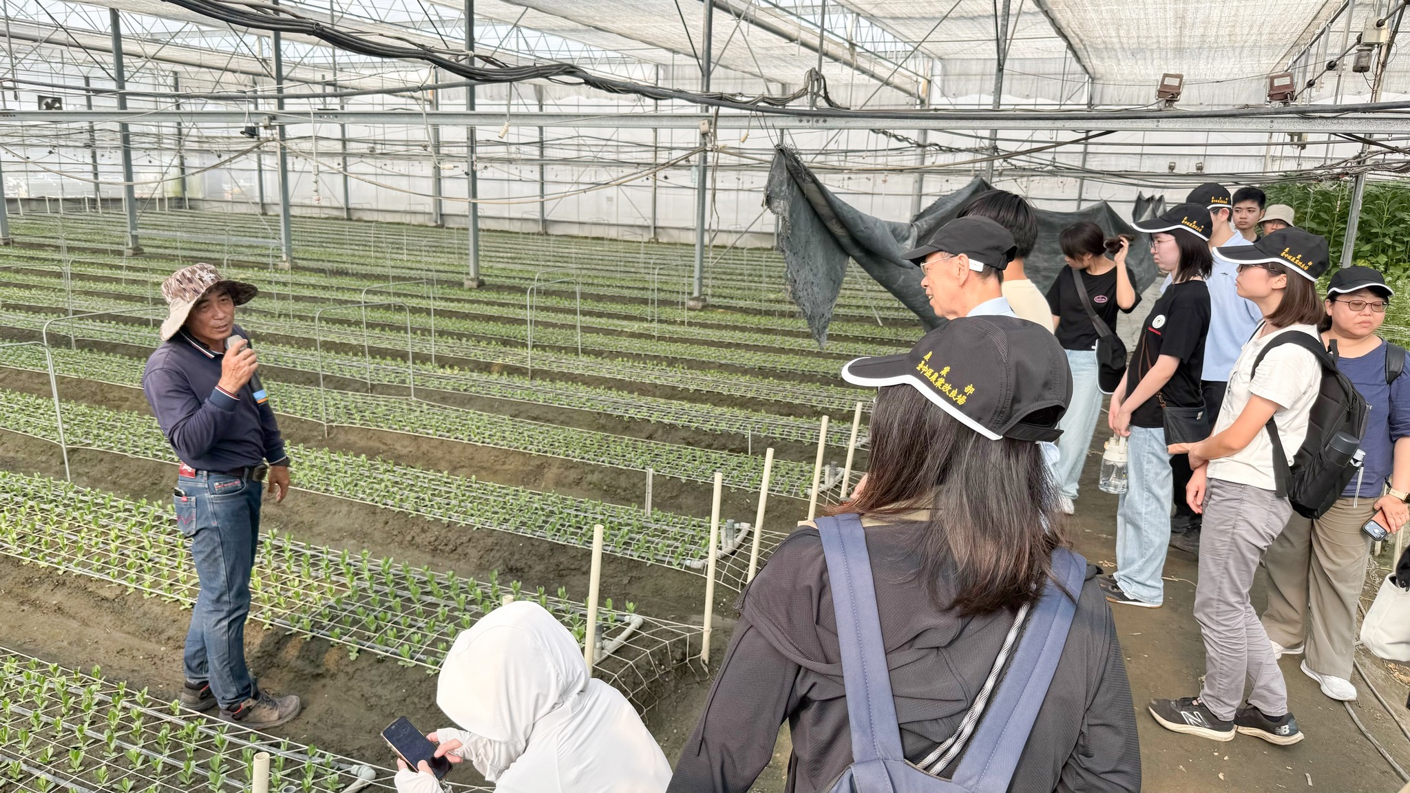 歡迎國立中興大學園藝學系師生一行 參訪本場及彰化縣園藝產業-18