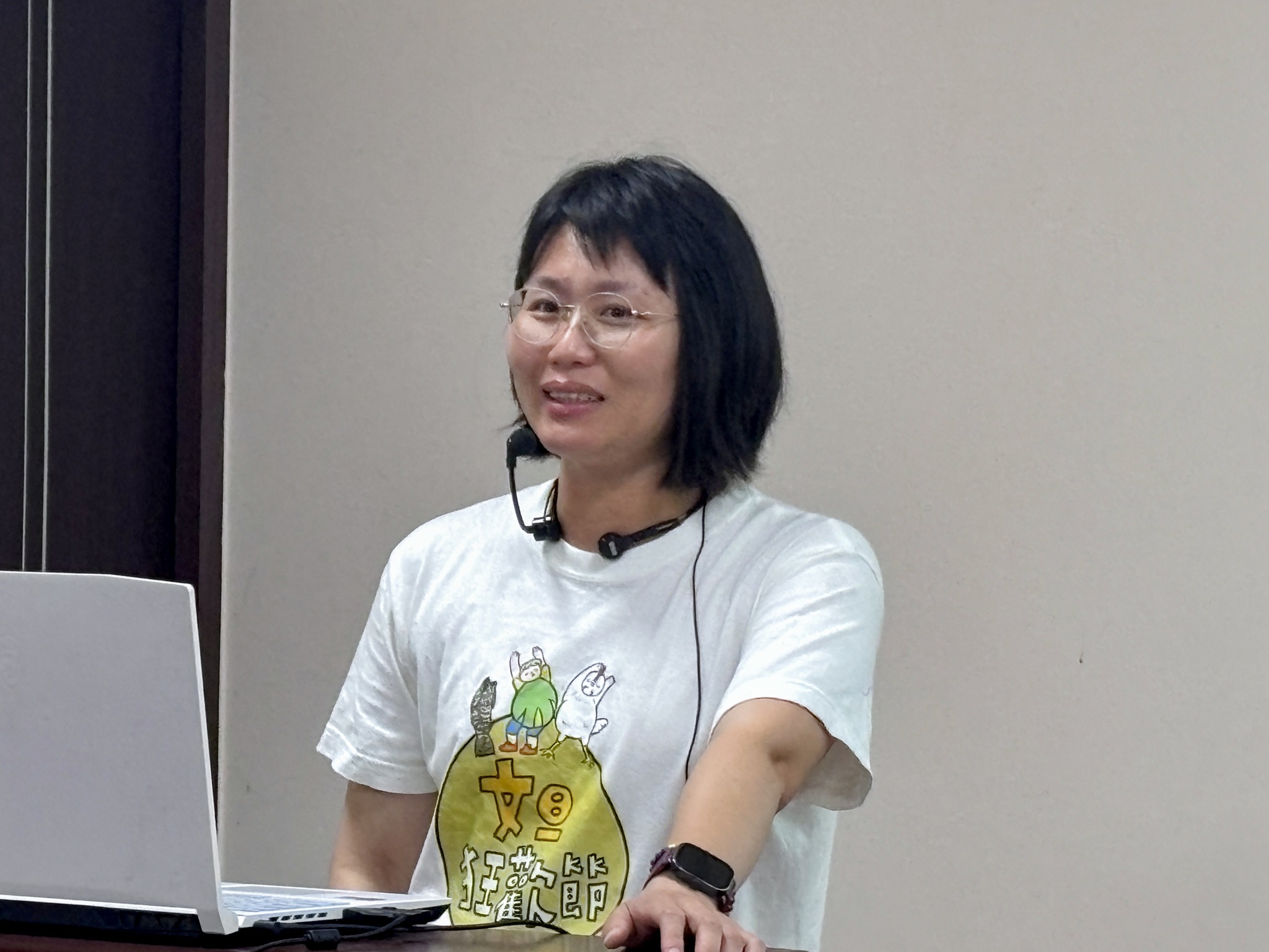 詹雅婷經理分享自製堆肥場域的選址與應注意。