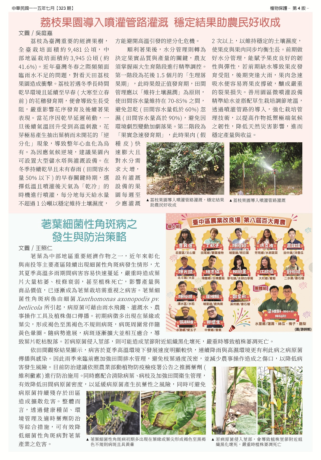 臺中區農情月刊115年07月第323期發行版-4