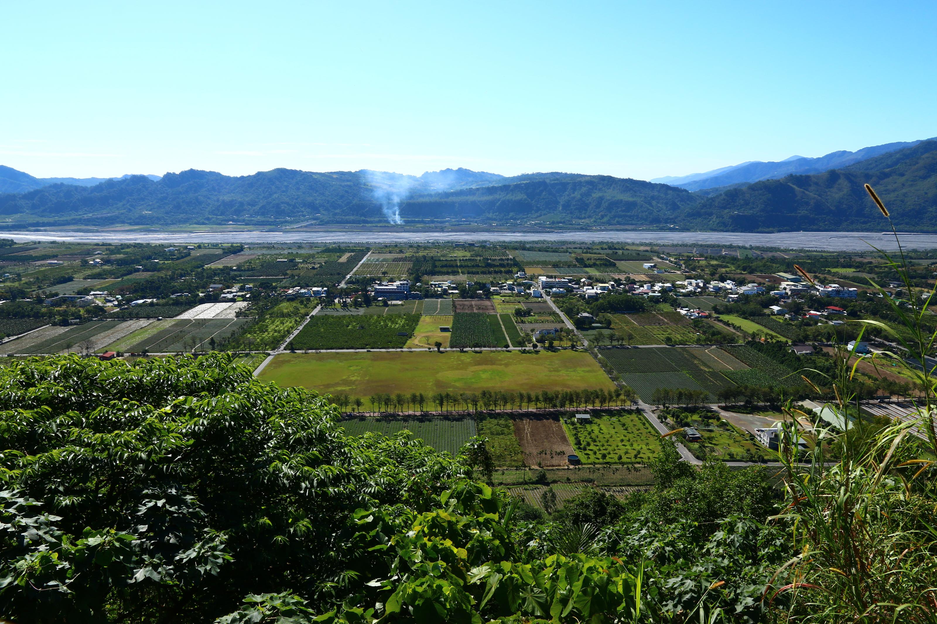 聚落、田地、淺山、溪流構成的鑲嵌地景（臺東龍田村）