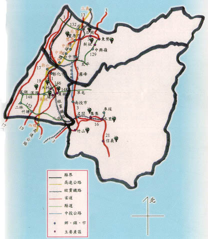 葡萄中部地區產地圖