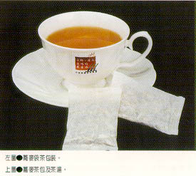蕎麥茶包及茶湯