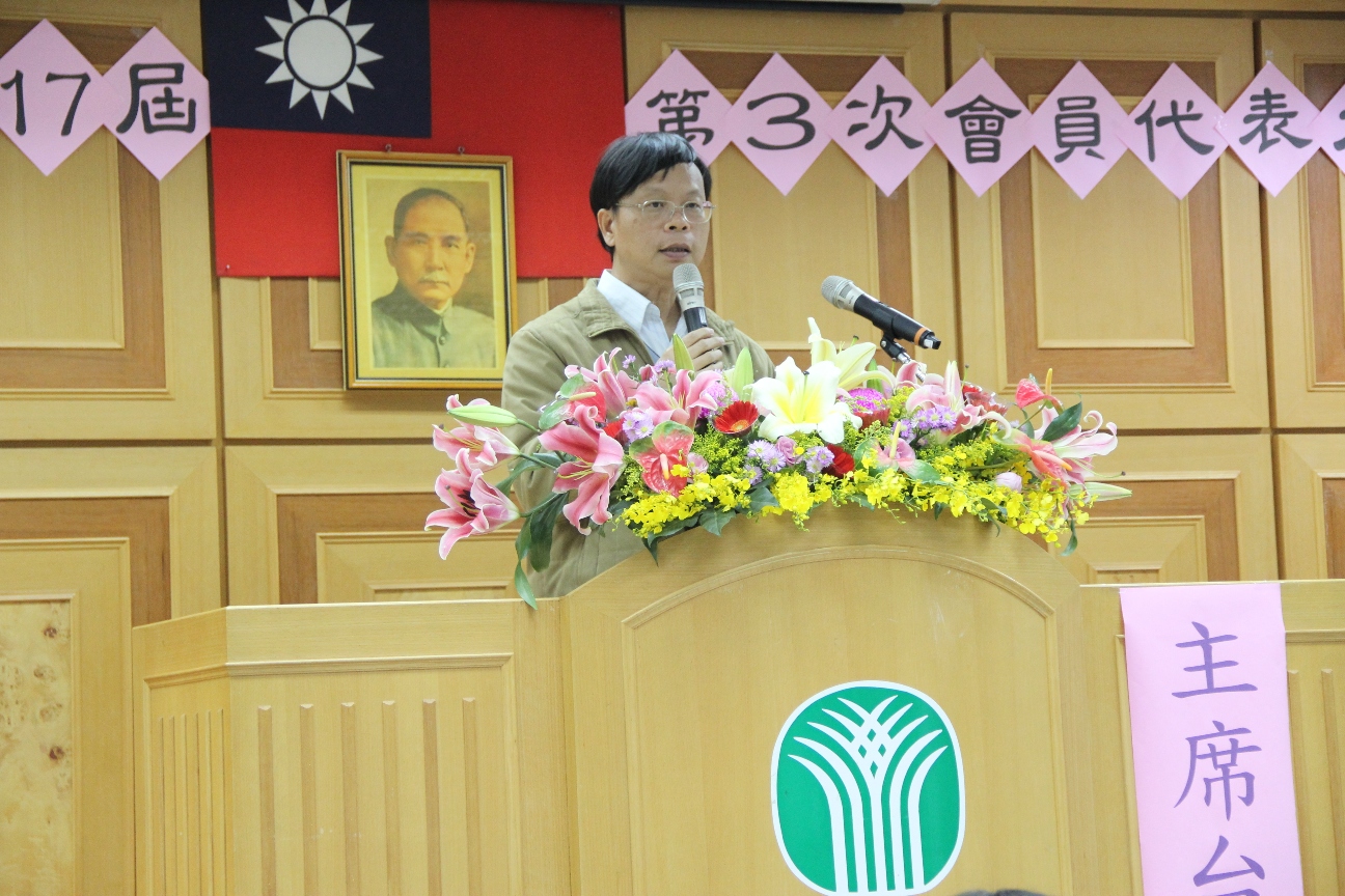 林學詩場長於會中致詞