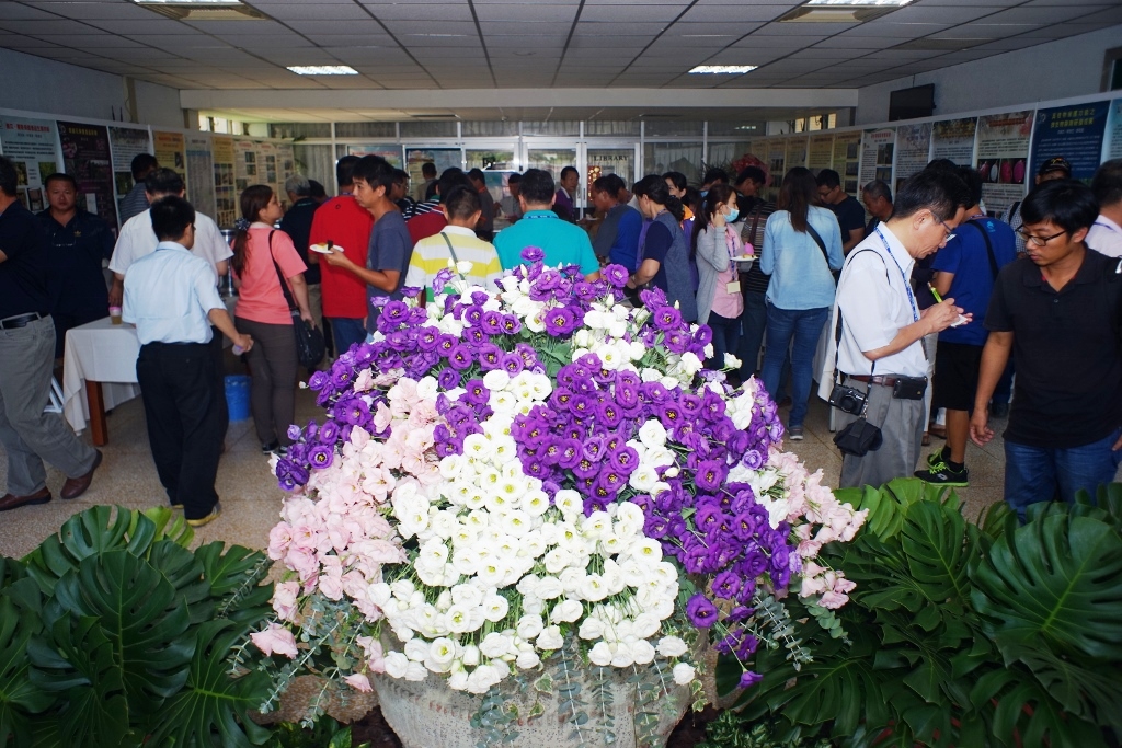 會場花藝設計展現洋桔梗繽紛花色及多元利用