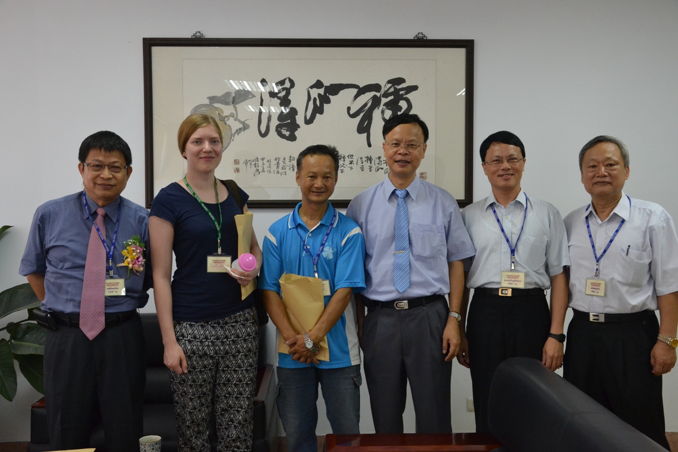 芬蘭四健協會草根大使 Iida Vesterinen 六月十日 拜會林學詩場長掠影