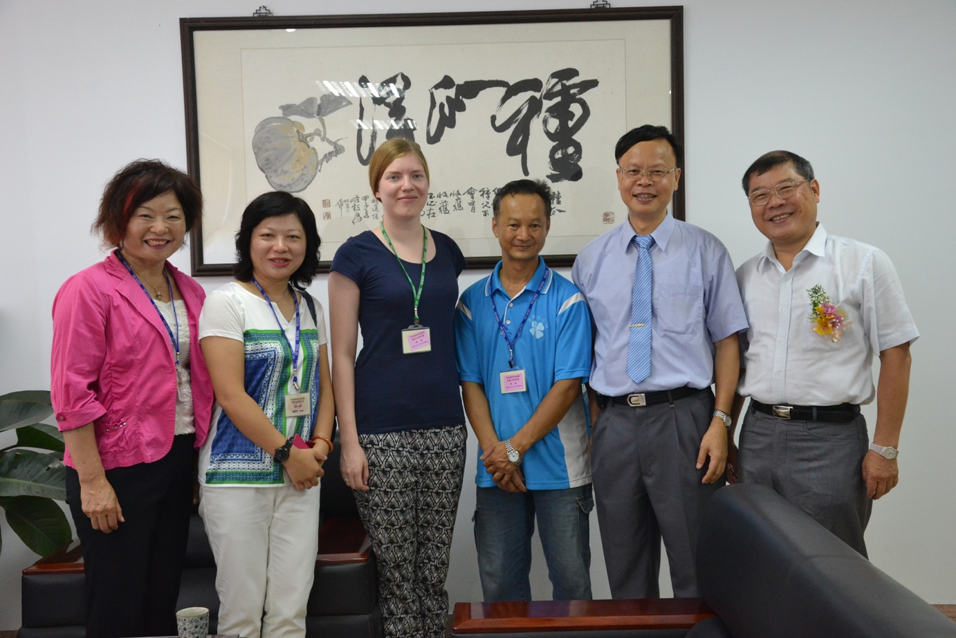 芬蘭四健協會草根大使 Iida Vesterinen 六月十日 拜會林學詩場長掠影