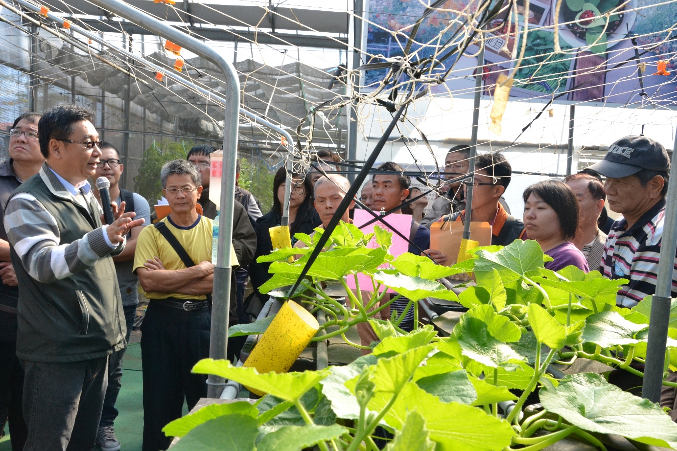 臺中場人員介紹 有機液菌肥的特性及在瓜果類蔬菜上的操作要領