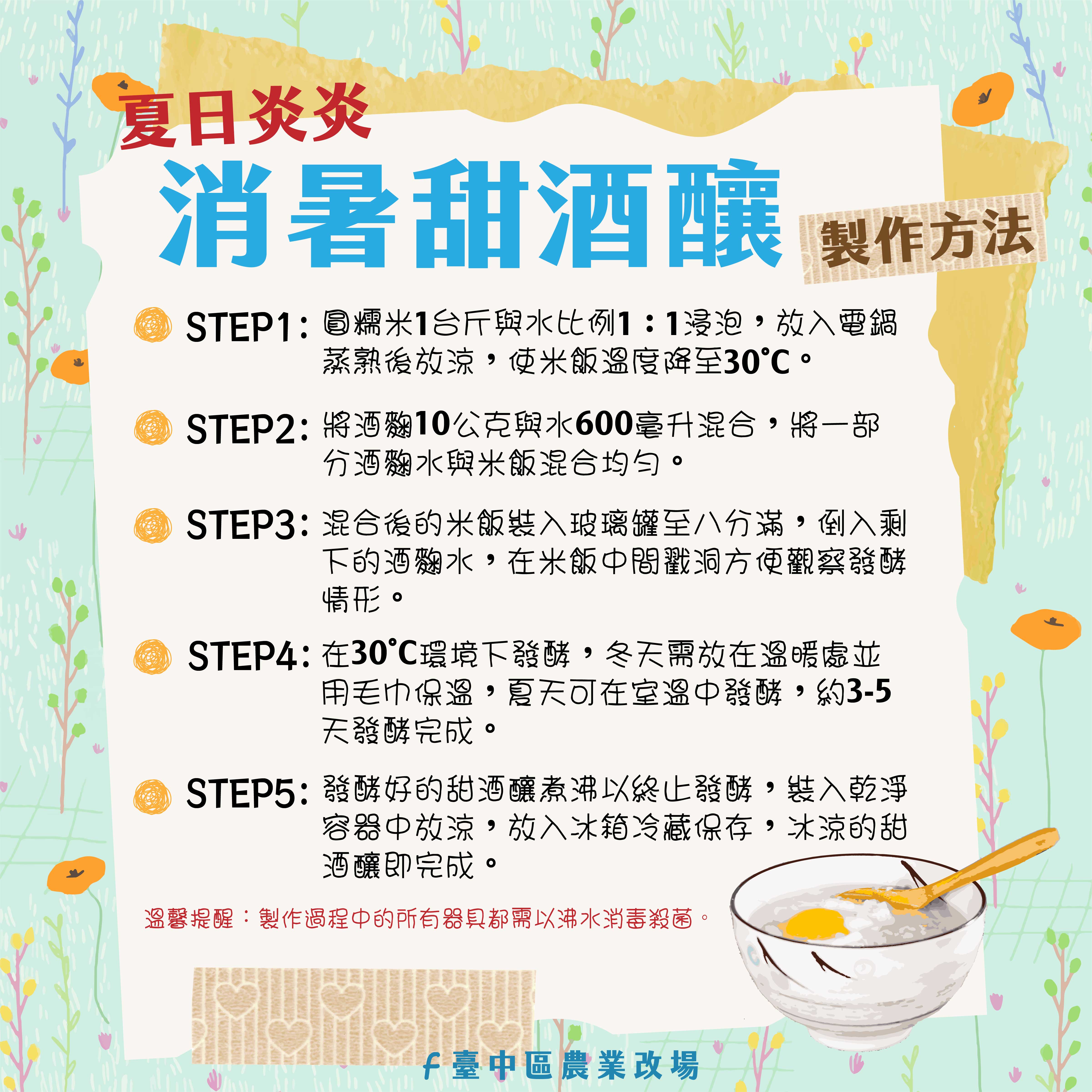 炎炎夏日~來碗消暑的甜酒釀