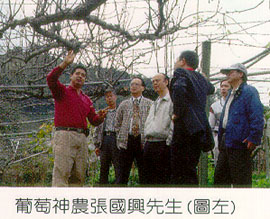 葡萄神張國興先生(圖左)