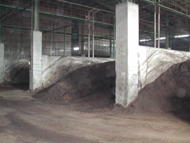 利用液化澱粉芽孢桿菌菌種(TCB428)製造堆肥成品。